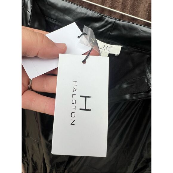 Halston Black Ankle Length Straight Leg Pants Woman’s Size XL NEW MSRP $89 - Picture 12 of 16